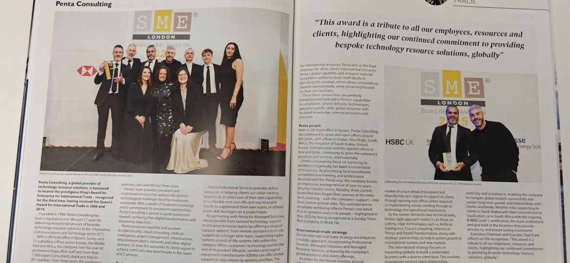 King's Award Feature