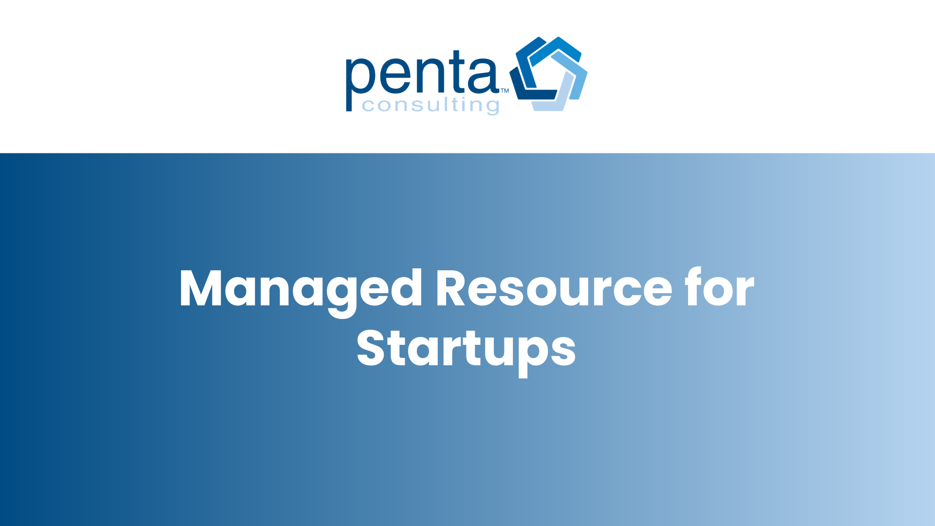 Managed Resource for Startups