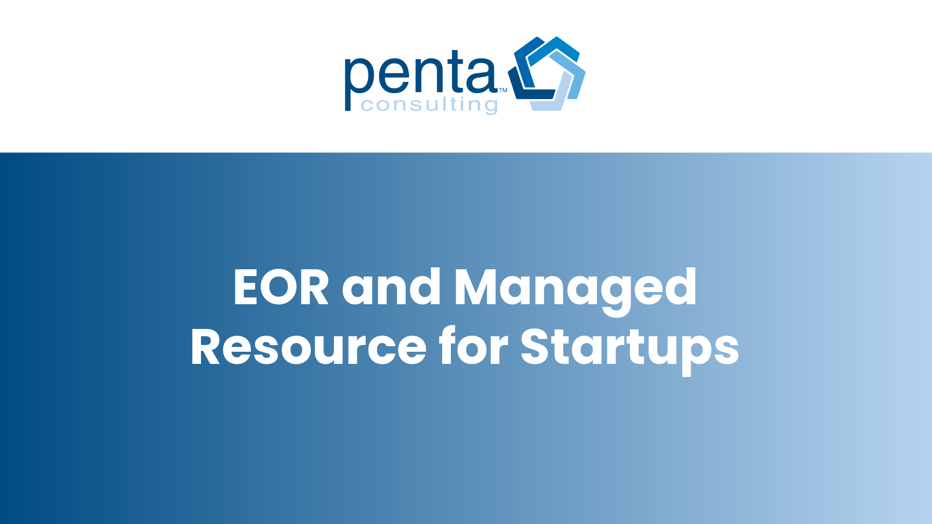 Penta Consulting Managed Resource